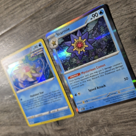 Pokémon Starmie Cards Holo Set X2 - Picture 4 of 5